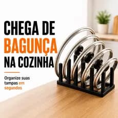 Organizador de Tampas cinco lugares| Chega de Bagunça