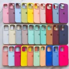Kit 5 ou 3 Capinhas Silicone iPhone Aveludada Anti Impacto 11 12 13 14 15 16 17 Pro Max Top