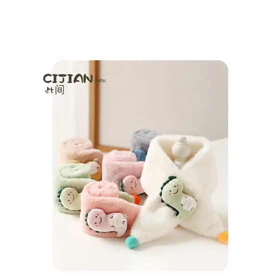 Crianças cachecol outono inverno estilo bebê moda Super bonito cachecol meninos meninas novo estilo bonito passeio de pe