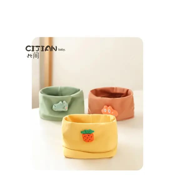 Babador de bebê primavera outono estilo crianças à prova de vento quente meninos meninas colarinho inverno estilo grosso