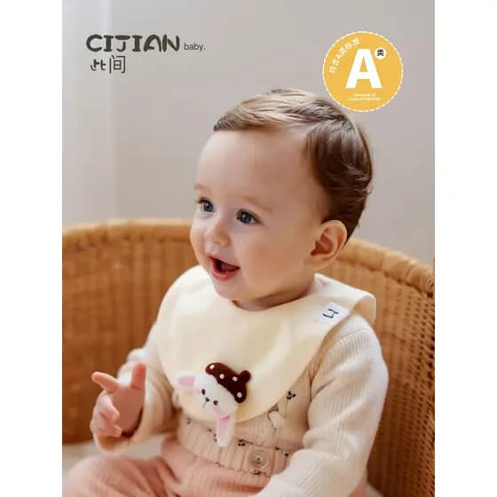 Toalha de Saliva bebê algodão puro à prova dwaterproof água cuspe leite babador versão coreana moda babador masculino fe