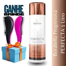 Kit Progressiva Perfecta Borabella Antifrizz Ultra 1000ml + BRINDE ESCOVA MÁGICA