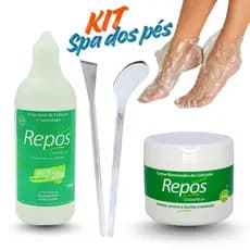 Kit Repós Amaciante E Removedor Bisturi 483 222 + 10 botas descartáveis podologia pé rachado