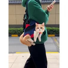 Saco de gato portátil passeio leve mochila gato Crossbody peito Pet outing saco filhote de cachorro transportando ferram