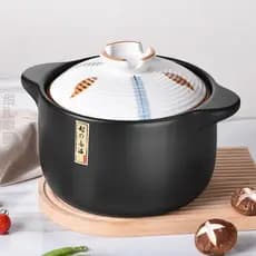 Caçarola de sopa cozida panela de argila sopa cabeça de peixe caçarola especial uma pessoa comida cerâmica Congee pote d