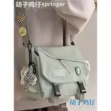 Ins japonês Harajuku Retro ferramentas saco do mensageiro feminino estudante coreano grande capacidade saco do mensageir