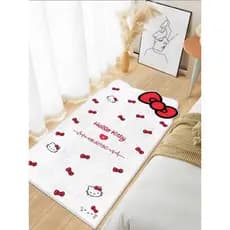 Crianças princesa quarto olá kitty quarto cabeceira sala de estar tapete menina coração ins estilo tapete Yoga