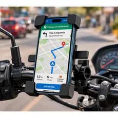 Suporte Moto Bike Celular Rotação 360° Resistente Firme Fácil Instalação Motoboy Ciclista