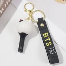 Chaveiro Miniatura Lightstick Army Bomb BTS Kpop Acessório Moda Premium Mochila Bolsa Roupa