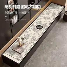 Luz francesa luxo High-End sentido TV contador tapete de mesa longo à prova dwaterproof água à prova de óleo descartável