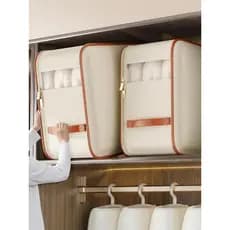 X Xunhuai colcha saco guarda-roupa doméstico saco de armazenamento de colcha de grande capacidade engrossado Anti-poeira