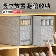 Saco de armazenamento de colcha doméstico caixa de armazenamento Visual de grande capacidade para guarda-roupa armário s