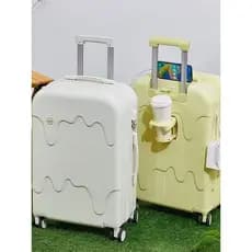 Bagagem feminina novo estilo 67cm pequeno leve embarque crianças 60cm silencioso trole caso masculino mala sem remessa