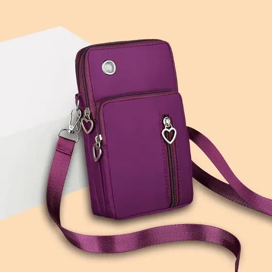 Bolsa de telefone móvel feminina saco do mensageiro 2021 novo estilo versão coreana All-Match Mini pequeno saco de pulso