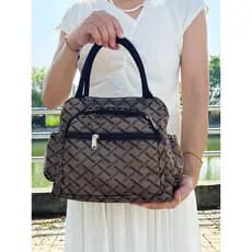 2024 novo estilo Multi-camada bolsa senhoras saco de trabalho lancheira saco passeio mãe bebê saco à prova dwaterproof á