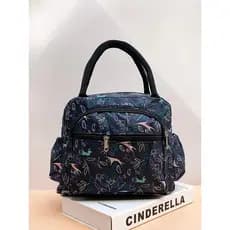 Saco de compras de mercearia para idosos de meia-idade, bolsa para passeio de bebê, lancheira de trabalho para mulheres,