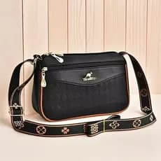 Bolsa mensageiro de couro macio High-End moda em relevo diamante senhoras bolsa de ombro estilo mãe grande capacidade Mu