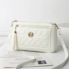 Nova bolsa feminina moda diamante verificado grande capacidade senhoras saco do mensageiro simples All-Match estilo mãe