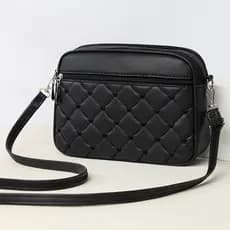 Moda all-Match saco do mensageiro novo estilo senhoras bordado diamante bolsa de ombro grande capacidade zíper duplo tod