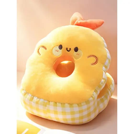 Travesseiro de seda gelada de verão, travesseiro fofo para cochilo, estudantes da escola primária, travesseiro de dormir