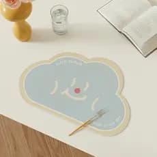 Nuvens fofas comendo jogos americanos ocidentais isolamento térmico resistente a queimaduras absorção de óleo absorvente