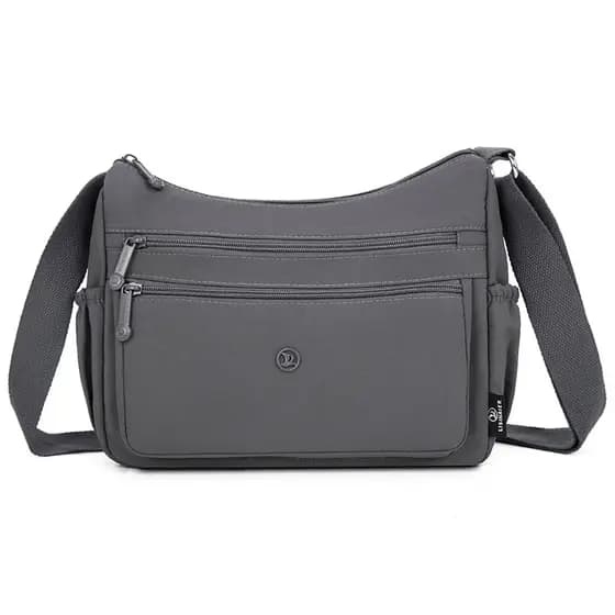 Bolsa multicamadas de tecido Oxford, bolsa mãe feminina de meia-idade, bolsa mensageiro de lona atmosférica grande
