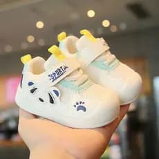 Sapatos da criança primavera outono novo estilo iniciante sapatos de bebê malha bebê sola macia Velcro meninos meninas r