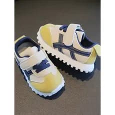Sapatos infantis da criança outono inverno sola macia antiderrapante sapatos esportivos do bebê cor combinando meninos m