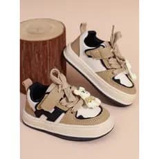 Sapatos infantis de sola macia para crianças pequenas, outono inverno, desenhos animados, tênis fofos de bebê, Velcro, m