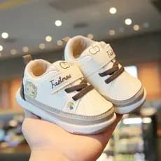 Primavera outono estilo masculino feminino bebê criança sapatos de sola macia antiderrapante anti-chute respirável tênis