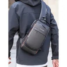 Nova motocicleta saco de peito grande capacidade de um ombro saco do mensageiro na moda à prova dwaterproof água funcion
