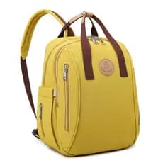 Simples Casual Multi-bolso Design mochila mamãe saco pequena mochila bebê mamãe com saco de passeio do bebê mãe saco do