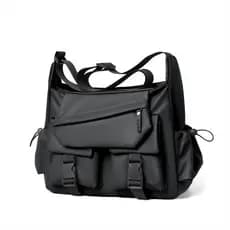 Bolsa mensageiro masculina de grande capacidade esportiva estilo funcional bolsa de ombro feminina bolsa de ferramentas
