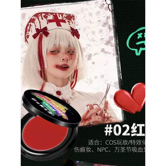 Base vermelha creme exposição cos maquiagem fundação creme escuro cor diferente couro azul roxo preto fundação para maqu