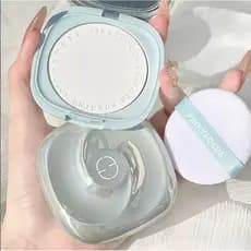 Pó de fixação de cor transparente transparente à prova d'água iluminando cor Nude acabamento fosco controle de óleo fixa