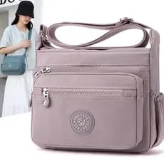 Oxford pano mensageiro saco feminino saco de náilon leve lona mãe bolsa de ombro à prova dwaterproof água meia-idade ido