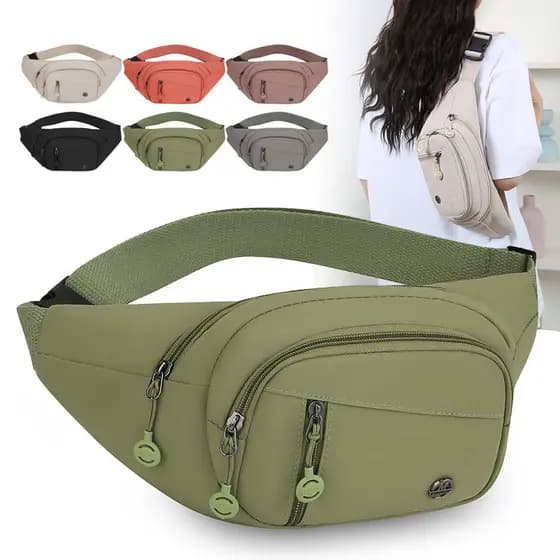Bolsa para celular feminina multifuncional bolsa de cintura de grande capacidade homens mulheres esportes ao ar livre à