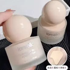 Li Jiaqi recomenda base líquida cremosa para pele, sem colante, corretivo em pó, pele seca, pele oleosa, hidratante, con
