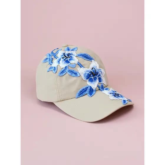 Boné de beisebol feminino novo estilo chapéu bordado aba larga circunferência da cabeça grande boné pontiagudo mostrando