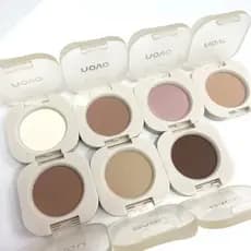 Novo paleta de sombras monocromáticas cor terra fosco perolado fino piscando cinza rosa laranja marrom Cowherd alto bril