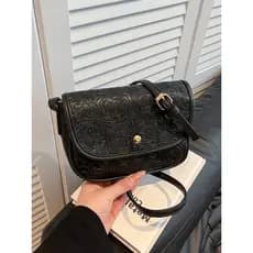 Bolsa quadrada pequena estampada de alta qualidade 2025 outono inverno novo estilo moda feminina bolsa de ombro All-Matc