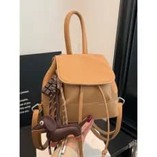 Coreano nicho Design High-End mochila 2025 novo estilo doce menina Commuter mochila Retro bolsa saco
