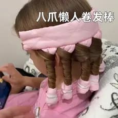 Polvo preguiçoso curling ferro modelador de cabelo bandana sono onda grande sem calor sem Perm nenhum dano ao cabelo fer