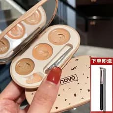 Novo corretivo de três cores hidratante de longa duração manchas marcas de Acne rosto rasgo sulco círculos escuros placa