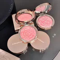 Little Beetle Rose Pétala Blush Paleta Nude Maquiagem Natural Brighten Rouge Sol Vermelho Destaque Genuíno Loja Oficial