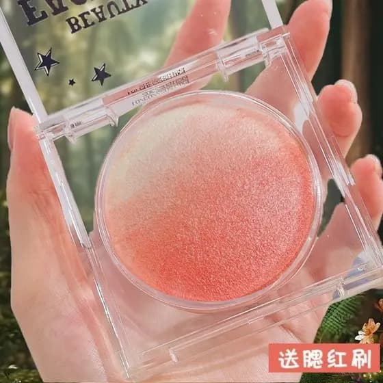 Blush destaque tudo-em-um placa genuína expansão cor Nude maquiagem Natural de longa duração fixação de maquiagem gradie