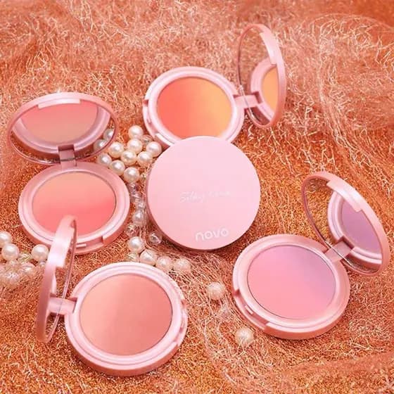 Novo Sweet Gradient Blush Flagship Store Oficial Flagship Genuine Nude Maquiagem Duas Cores Rouge Natural Orange Girl Se