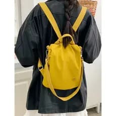 2025 novo estilo simples leve mochila meninas Casual All-Match armazenamento saco de viagem ao ar livre estudante mochil
