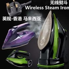 Ferro a vapor sem fio 2400W Ferro portátil doméstico Máquina de passar a vapor sem fio portátil