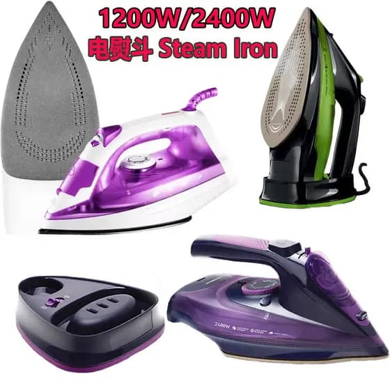 Ferro A Vapor Elétrico soleplate Roupas Vaporizador Sem Fio